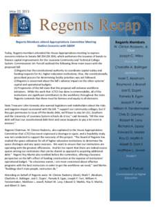 Louisiana Board of Regents / Southern University at New Orleans / Higher education governing board / United States / Oklahoma State System of Higher Education / American Association of State Colleges and Universities / Education in the United States / Regents Examinations