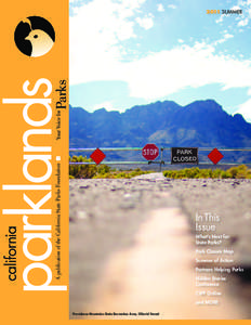 A publication of the California State Parks Foundation   california parklands