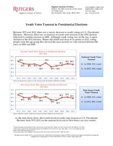 Politics / United States presidential election / Government / Elections / Voter turnout / Nonprofit VOTE