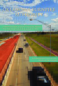 OKLAHOMA TURNPIKE AUTHORITY Comprehensive Annual Financial Report For The Year Ended December 31, 2012  A Component Unit of the