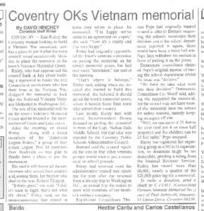 National Mall / Vietnam Veterans Memorial / Coventry / War memorial