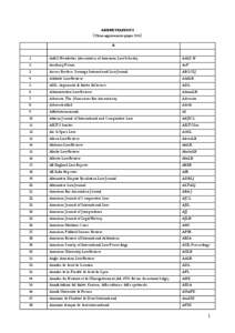 ELENCO PRINCIPALI ABBREVIAZIONI