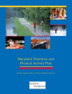 Maryland Nutrition and Physical Activity Plan 2 0