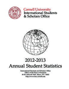 International Students & Scholars OfficeAnnual Student Statistics International Students and Scholars Office