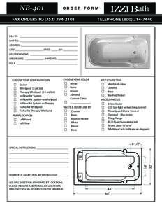 NB-401  ORDER FORM FAX ORDERS TO