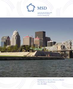 MSD SM Louisville and Jefferson County Metropolitan Sewer District Louisville, Kentucky USA