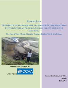 Microsoft Word - Hailu - Impact of DRM Interventions in North Wollo Ethiopia �〰䠀愀椀氀甀 愀搀樀甀猀琀洀攀渀琀猀0〮docx