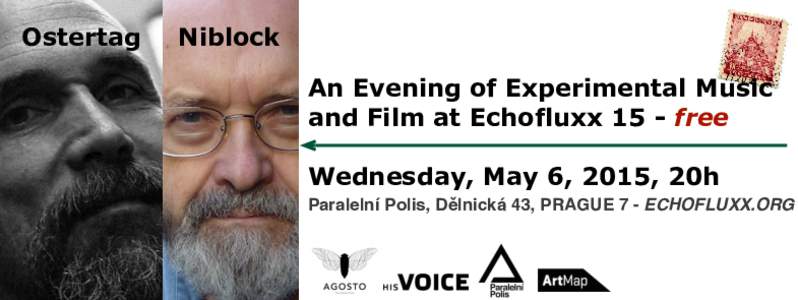 Ostertag  Niblock An Evening of Experimental Music and Film at Echofluxx 15 - free Wednesday, May 6, 2015, 20h