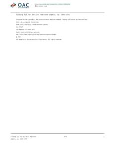 http://oac.cdlib.org/findaid/ark:/13030/tf858008db No online items Finding Aid for the W.W. Robinson papers, ca[removed]Processed by Dan Luckenbill and Octavio Olvera; machine-readable finding aid created by Caroline 