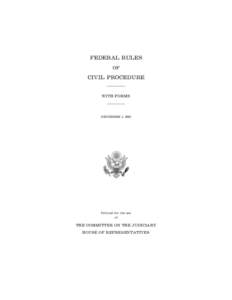 FEDERAL RULES OF CIVIL PROCEDURE  WITH FORMS