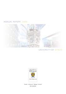 University of Otago Annual Report 2000 Front Section