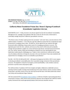 Geotechnical engineering / Hydraulic engineering / Hydrogeology / Groundwater / Water in California / Water table / Water / Aquifers / Hydrology