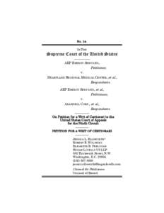 No. 14IN THE  Supreme Court of the United States _________  AEP ENERGY SERVICES,