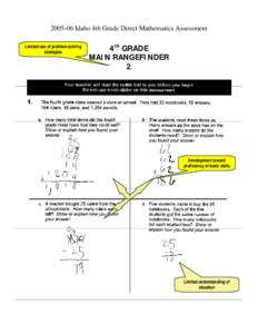 4th grade main range finder 2