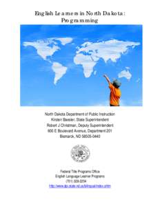 Language education / Education policy / English-language learner / Second-language acquisition / Title III / Bilingual education / English as a foreign or second language / Ell / Individualized Education Program / Education / Linguistic rights / English-language education