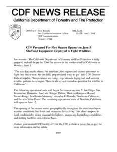 California Department of Forestry and Fire Protection / Ruben Grijalva / Wildfire / Fire retardant / Fire safe councils / CDF Aviation Management Program / Wildland fire suppression / Firefighting / Aerial firefighting