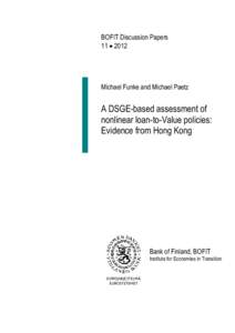 A DSGE-based assessment of nonlinear loan-to-Value policies: Evidence from Hong Kong