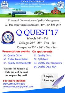 Powered by TCPDF (www.tcpdf.org)  Q QUEST 2017 REGISTRATION FORM A FORM B