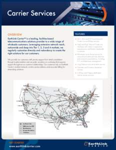 ``  Carrier Services OVERVIEW  FEATURES