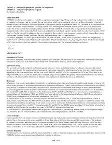 TAMIFLU®(oseltamivir phosphate)CAPSULESAND FOR ORAL SUSPENSION