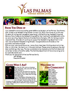 Vintage-Las Palmas Newsletter Cover