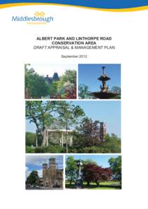 Microsoft Word - ALBERT PARK AND LINTHORPE ROAD CONSERVATION AREA FRONT COV…