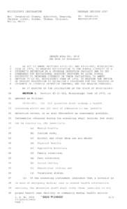 MISSISSIPPI LEGISLATURE  REGULAR SESSION 2007 By: Senator(s) Chaney, Albritton, Dearing, Jackson (11th), Jordan, Thomas, Tollison,