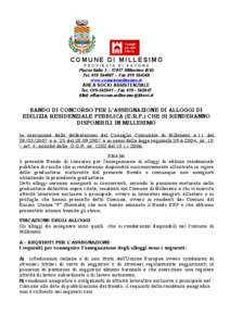 COMUNE DI MILLESIMO PROVINCIA DI SAVONA