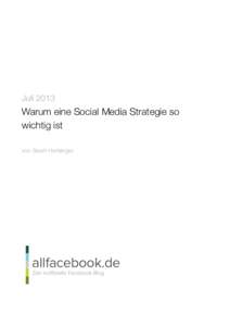 JuliWarum eine Social Media Strategie so wichtig ist von Sarah Herberger