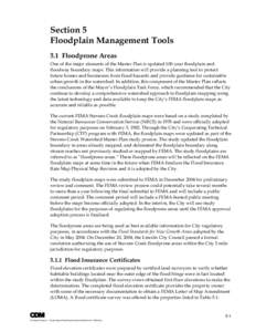 Section 5 - Floodplain Management Tools