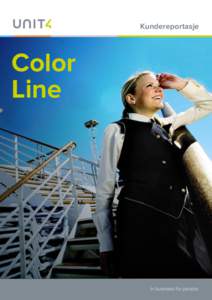 Kundereportasje  Color Line  In business for people.