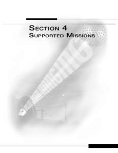 S ection 4  S upported Missions S ection 4 S upported Missions