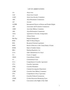 Microsoft Word - Final list of abbreviations.doc