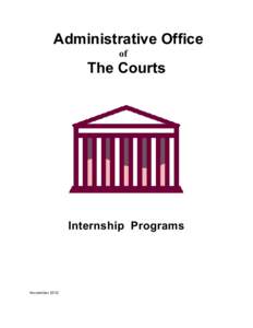 Administrative Office of The Courts  Internship Programs