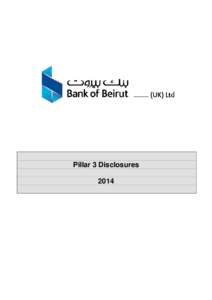 Microsoft Word - Bank of Beirut Pillar 3 Disclosure 2014 FINAL.DOCX