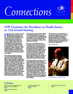 Connections  Consumer Health Foundation Dedicated to making a difference in the health of the community