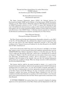 Appendix E Thermal And Near infrared Sensor for carbon Observation (TANSO) onboard the Greenhouse gases Observing SATellite (GOSAT) The Second Research Announcement Joint Research Agreement