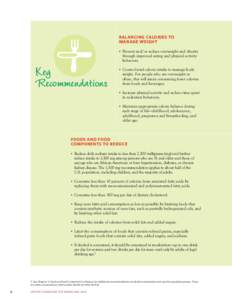 Dietary Guidelines for Anericans 2010