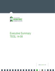 Employment / Workforce development / Green job / Social issues / Earth / Oklahoma Employment Security Commission / 105th United States Congress / Workforce Investment Act / Employment and Training Administration