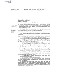 120 STAT[removed]PUBLIC LAW 109–429—DEC. 20, 2006 Public Law 109–429 109th Congress