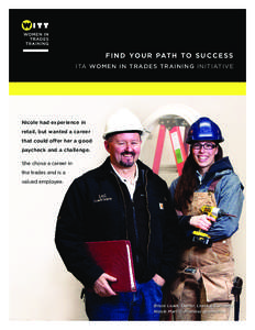 Apprenticeship / Labor / Vocational education / Okanagan College / Nicole / Education / Internships / Alternative education