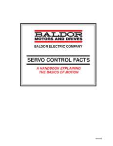 BALDOR ELECTRIC COMPANY  SERVO CONTROL FACTS