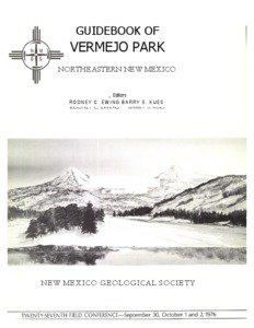 Table of Contents: NMGS 27th Field Conference - Vermejo Park, 1976