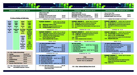 2015 Australian Pain Society 35th Annual Scientific Meeting[removed]Australian Pain Society 35th Annual Scientific Meeting 2015 Australian Pain Society 35th Annual Scientific Meeting