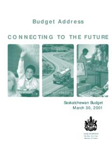 Budget Address  CONNECTING TO THE FUTURE EDUCATION