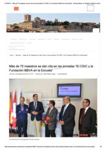 Más de 70 maestros se da...ódico Digital en Zamora