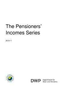 The Pensioners’ Incomes Series[removed] Contents List of tables ....................................................................................................................................................... 2