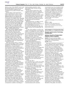 tkelley on DSK3SPTVN1PROD with NOTICES  Federal Register / Vol. 77, No[removed]Friday, October 19, [removed]Notices effective date of the SNJLRT waiver, and the implementation of revenue service, NJT has identified addition