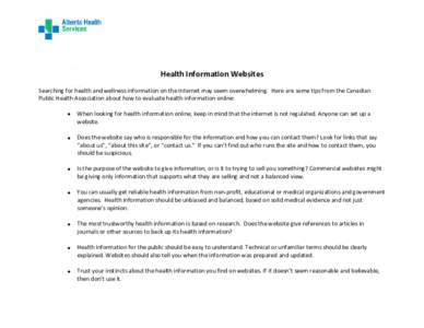 Health policy / Health Canada / Health education / Public health / Youth health / Alberta Health Services / Public Health Agency of Canada / Social determinants of health / National Center for Immunization and Respiratory Diseases / Health / Medicine / Health promotion