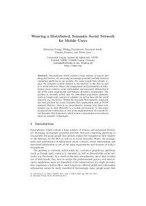 FOAF / Distributed social network / Named graph / Semantic Social Network / Semantic search / SPARQL / Gmail / Ontology / Semantic publishing / Semantic Web / World Wide Web / Computing